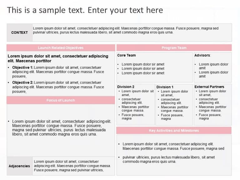 Project Launch Planning PowerPoint Template & Google Slides Theme 13