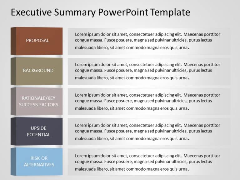 Executive Summary PowerPoint Template 14 & Google Slides Theme 14