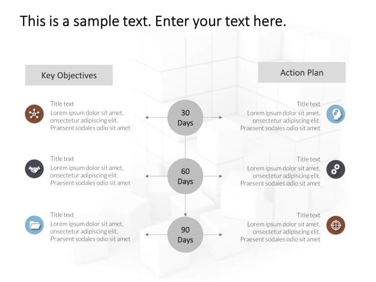 30 60 90 day plan 5 PowerPoint Template