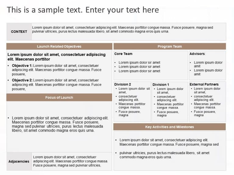 Project Launch Planning PowerPoint Template & Google Slides Theme 14