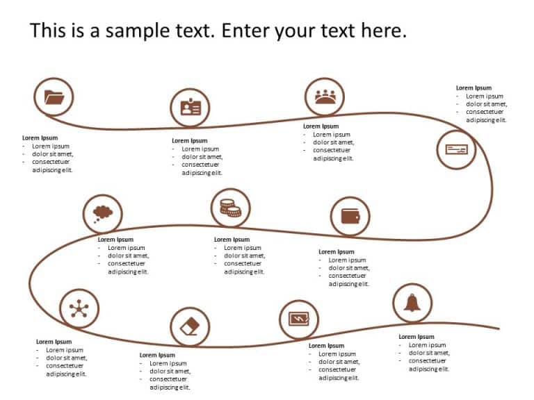 User Journey Roadmap PowerPoint Template & Google Slides Theme 14