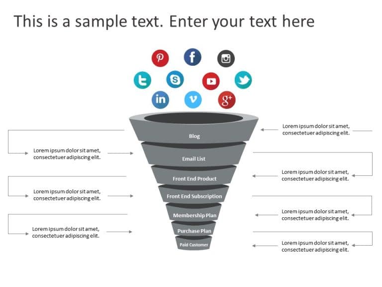 3D Funnel PowerPoint Template & Google Slides Theme 15