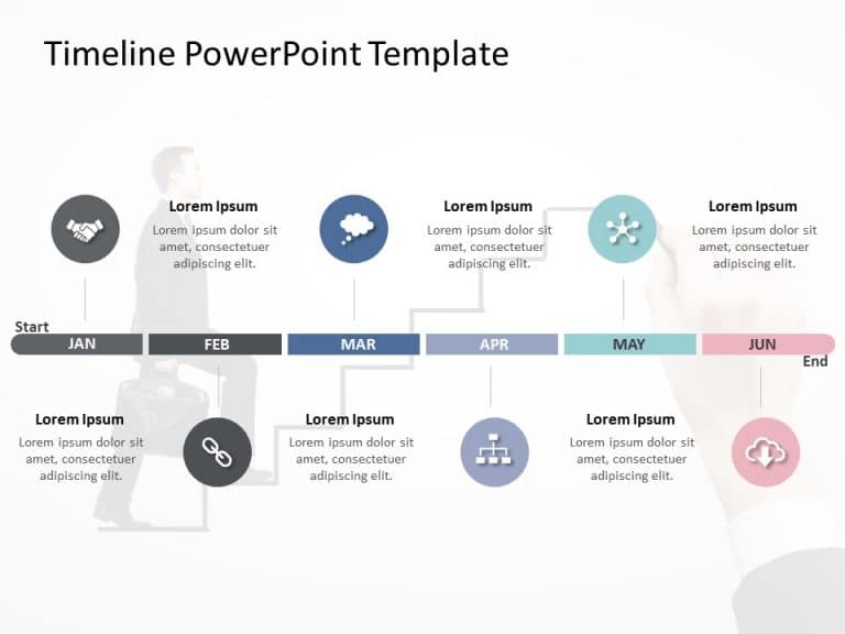 Timeline PowerPoint Template 52 & Google Slides Theme 15