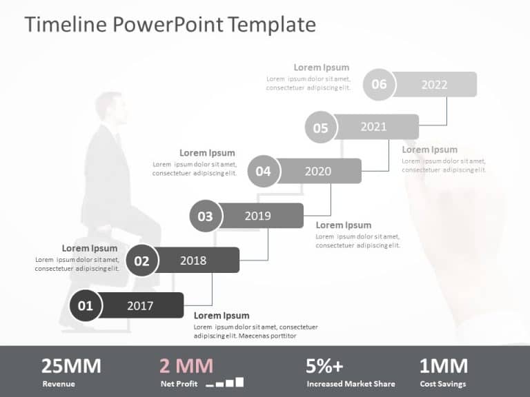 Timeline PowerPoint Template for PowerPoint and Google Slides 56 Theme 15