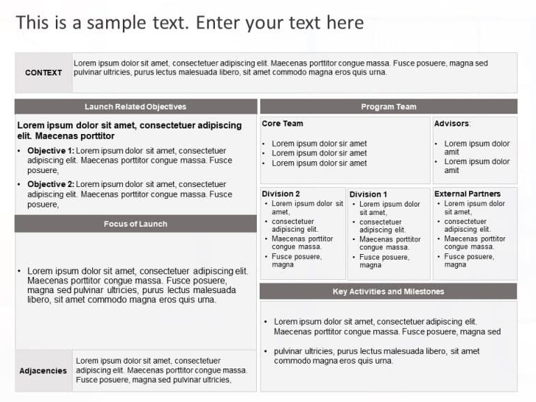 Project Launch Planning PowerPoint Template & Google Slides Theme 15