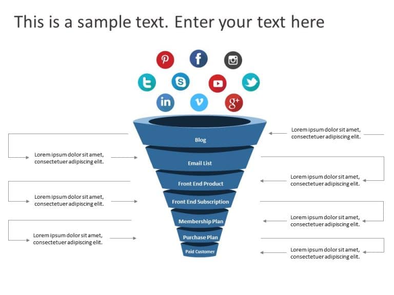 3D Funnel PowerPoint Template & Google Slides Theme 16