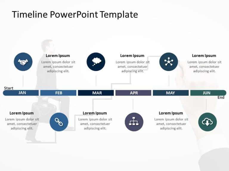 Timeline PowerPoint Template 52 & Google Slides Theme 16