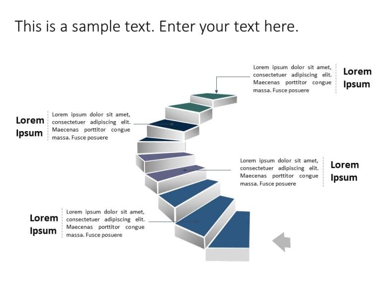 Staircase Roadmap 1 PowerPoint Template & Google Slides Theme 16