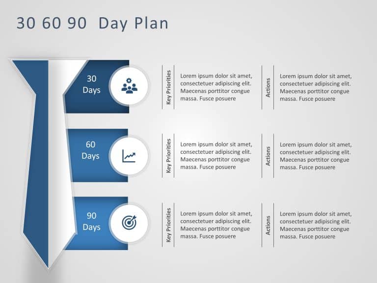 30 60 90 Day Plan PowerPoint Template 8 & Google Slides Theme 16