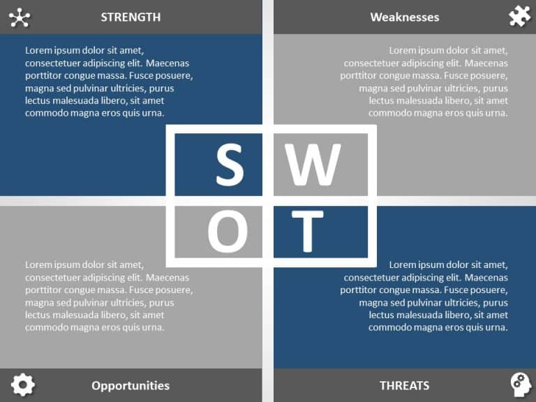 SWOT Analysis PPT PowerPoint Template & Google Slides Theme 16