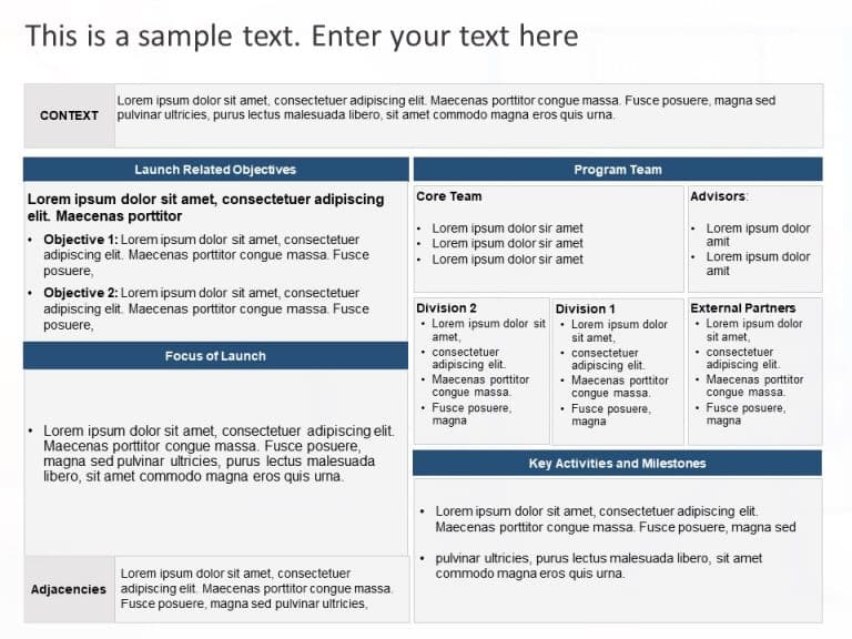 Project Launch Planning PowerPoint Template & Google Slides Theme 16