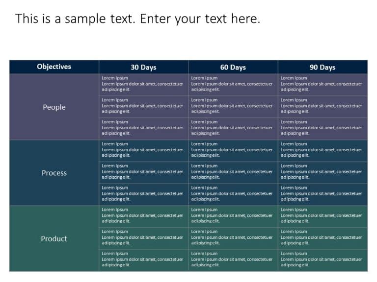 30 60 90 Day Plan 26 PowerPoint Template