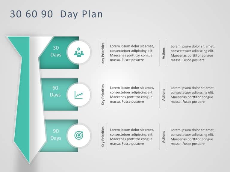 30 60 90 Day Plan PowerPoint Template 8 & Google Slides Theme 1