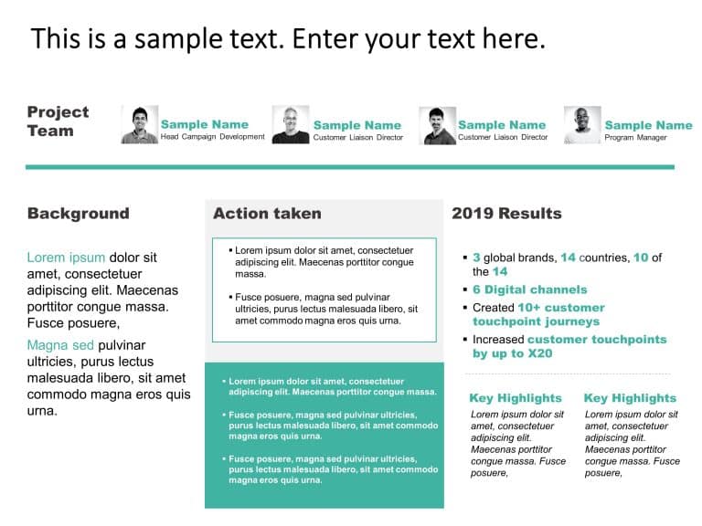 Project Executive Summary PowerPoint Template & Google Slides Theme 1