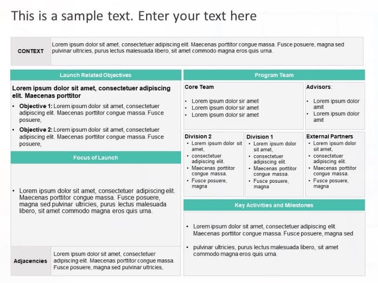 Project Launch Planning PowerPoint Template & Google Slides Theme 1