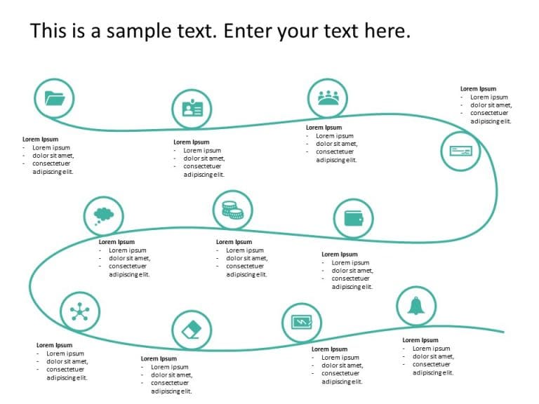 User Journey Roadmap PowerPoint Template & Google Slides Theme 1