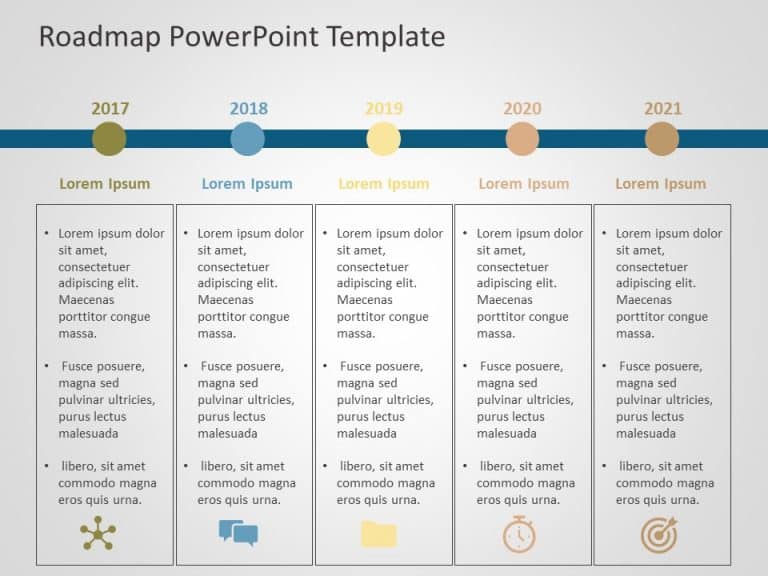 Business Roadmap 23 PowerPoint Template