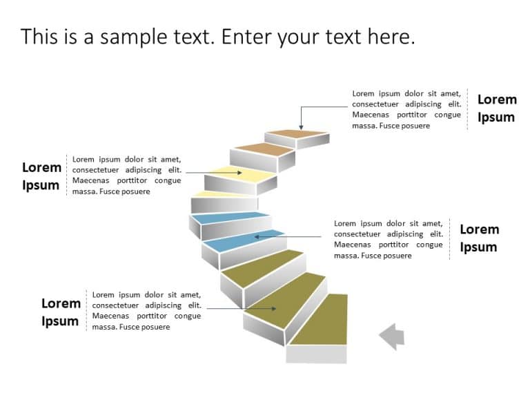 Staircase Roadmap 1 PowerPoint Template & Google Slides Theme 2