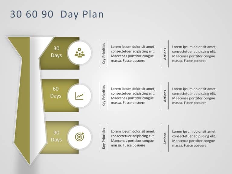 30 60 90 Day Plan PowerPoint Template 8 & Google Slides Theme 2