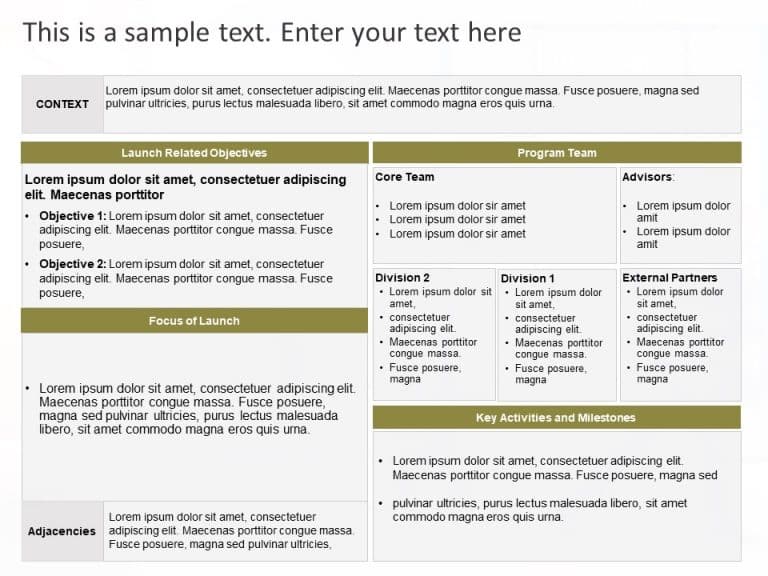 Project Launch Planning PowerPoint Template & Google Slides Theme 2