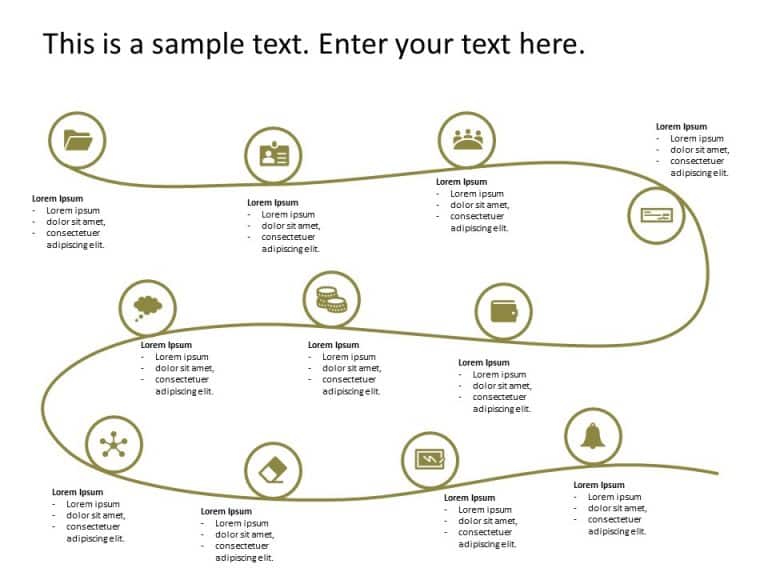 User Journey Roadmap PowerPoint Template & Google Slides Theme 2