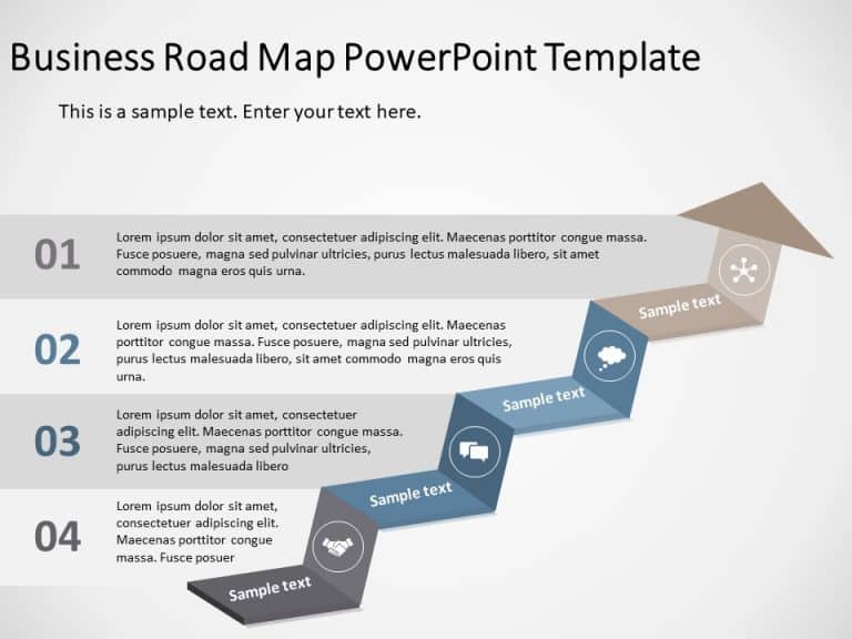 Business Roadmap PowerPoint & Google Slides Template Theme 3