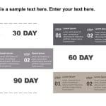 30 60 90 Day Plan 15 PowerPoint Template & Google Slides Theme 3