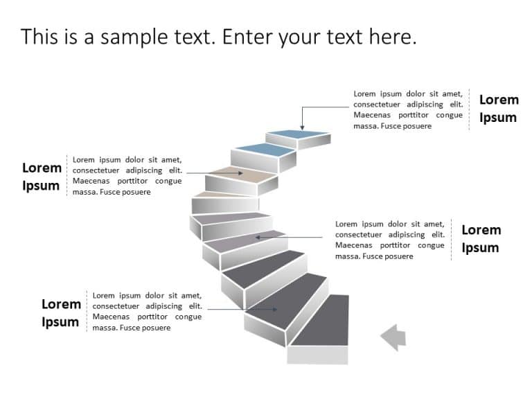 Staircase Roadmap 1 PowerPoint Template & Google Slides Theme 3