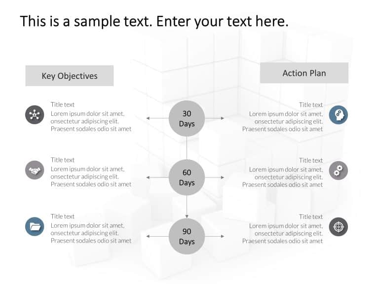 30 60 90 day Plan Template 5 & Google Slides Theme 3