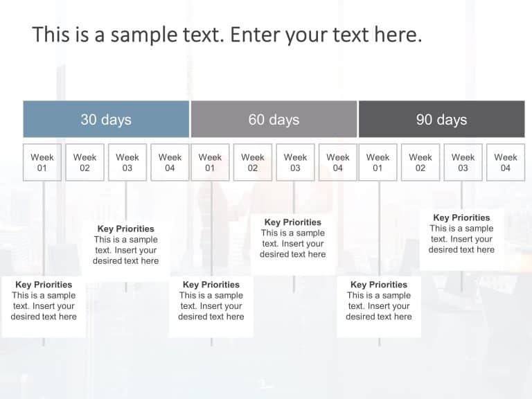 30 60 90 day plan 11 PowerPoint Template & Google Slides Theme 3
