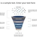 5 Steps Sales Funnel Diagram PowerPoint Template & Google Slides Theme 3