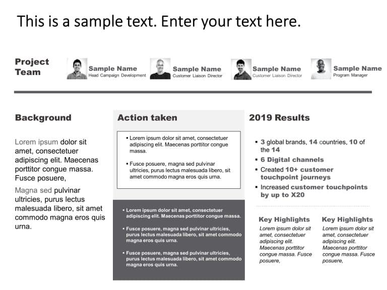 Project Executive Summary PowerPoint Template & Google Slides Theme 3