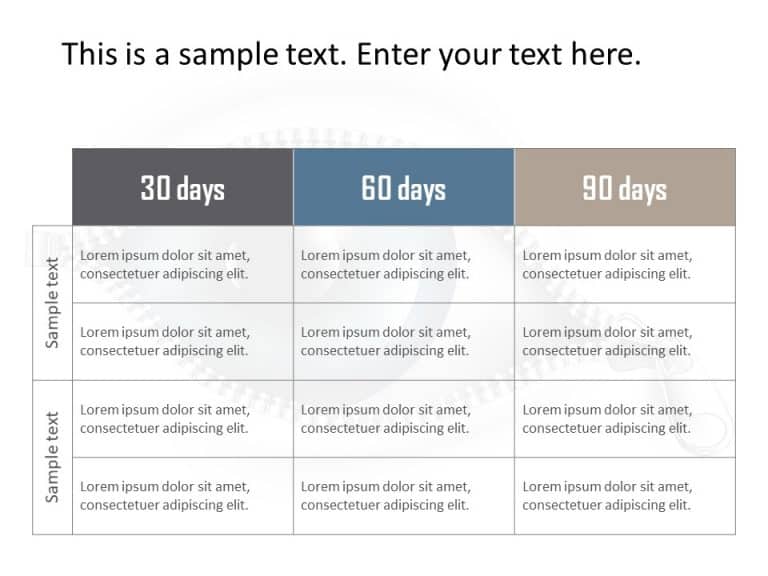 30 60 90 Day Plan 23 PowerPoint Template & Google Slides Theme 3