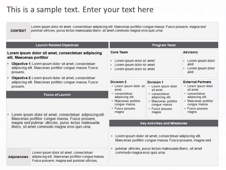 Project Launch Planning PowerPoint Template & Google Slides Theme 3