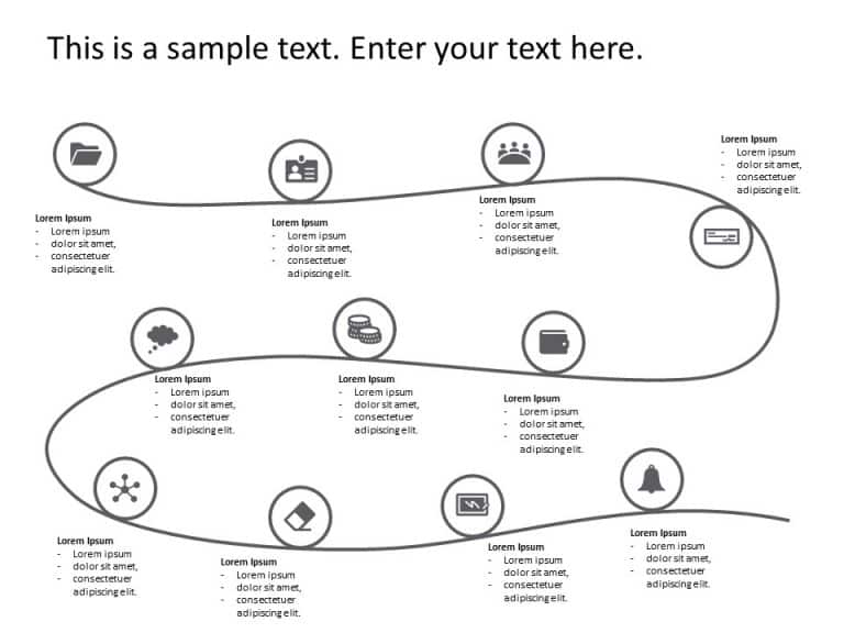 User Journey Roadmap PowerPoint Template & Google Slides Theme 3