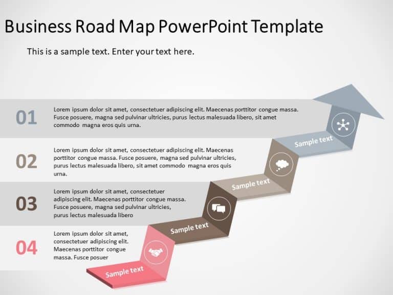 Business Roadmap PowerPoint & Google Slides Template Theme 4