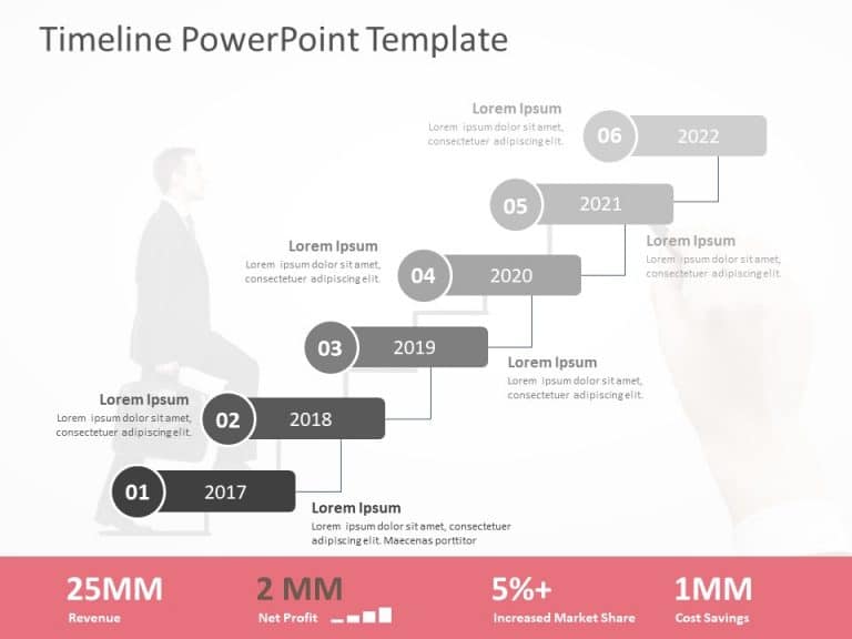 Timeline PowerPoint Template for PowerPoint and Google Slides 56 Theme 4