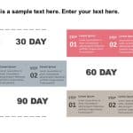 30 60 90 Day Plan 15 PowerPoint Template & Google Slides Theme 4