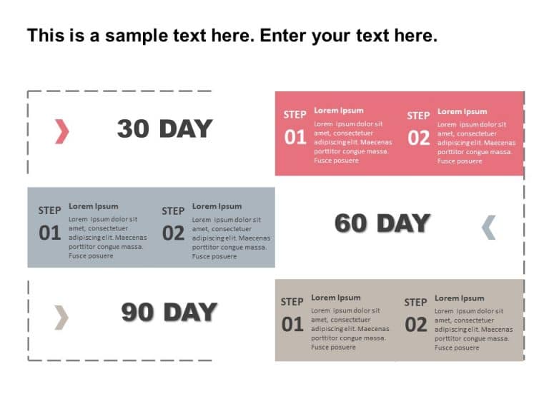 30 60 90 Day Plan 15 PowerPoint Template & Google Slides Theme 4