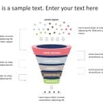 5 Steps Sales Funnel Diagram PowerPoint Template & Google Slides Theme 4