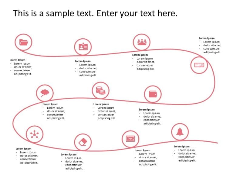 User Journey Roadmap PowerPoint Template & Google Slides Theme 4