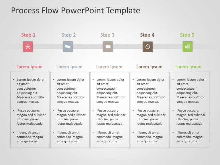 Business Process 9 PowerPoint Template