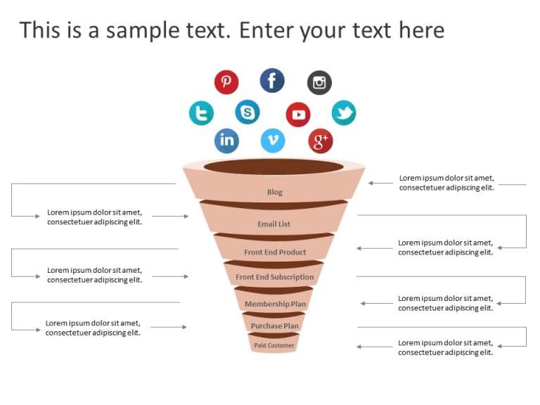 3D Funnel PowerPoint Template & Google Slides Theme 5