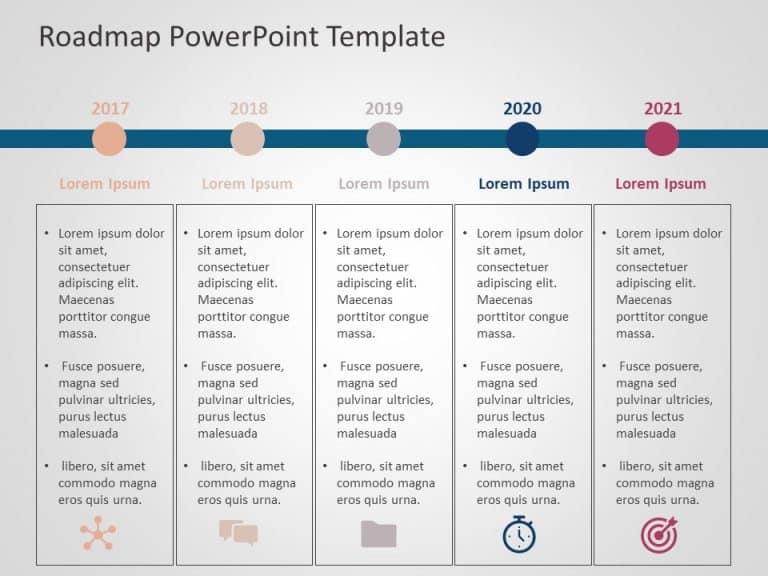 Business Roadmap 23 PowerPoint Template