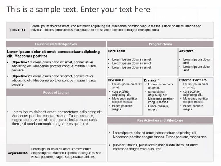 Project Launch Planning PowerPoint Template & Google Slides Theme 5