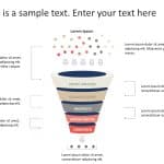 5 Steps Sales Funnel Diagram PowerPoint Template & Google Slides Theme 6