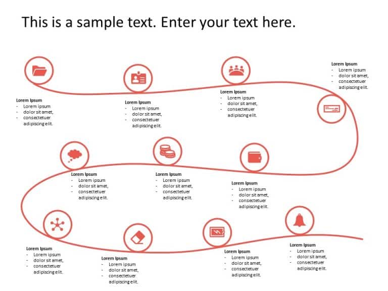 User Journey Roadmap PowerPoint Template & Google Slides Theme 6