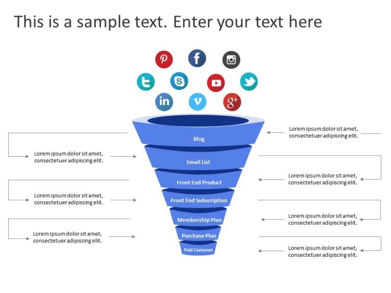 3D Funnel PowerPoint Template & Google Slides Theme 7