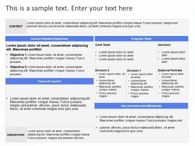 Project Launch Planning PowerPoint Template & Google Slides Theme 7