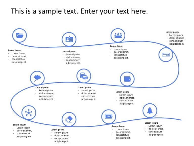 User Journey Roadmap PowerPoint Template & Google Slides Theme 7